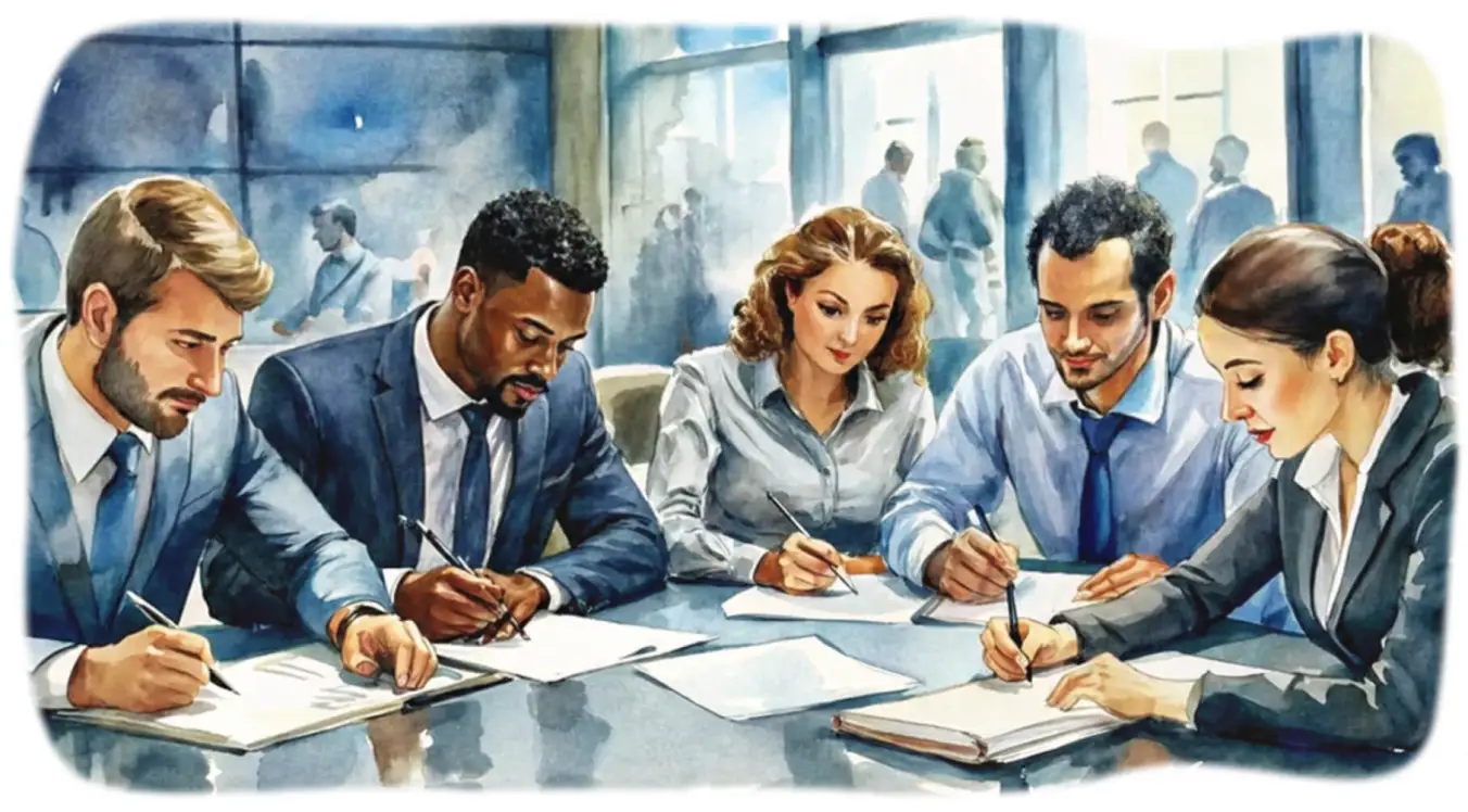 Brainwriting: ideas are written, not spoken