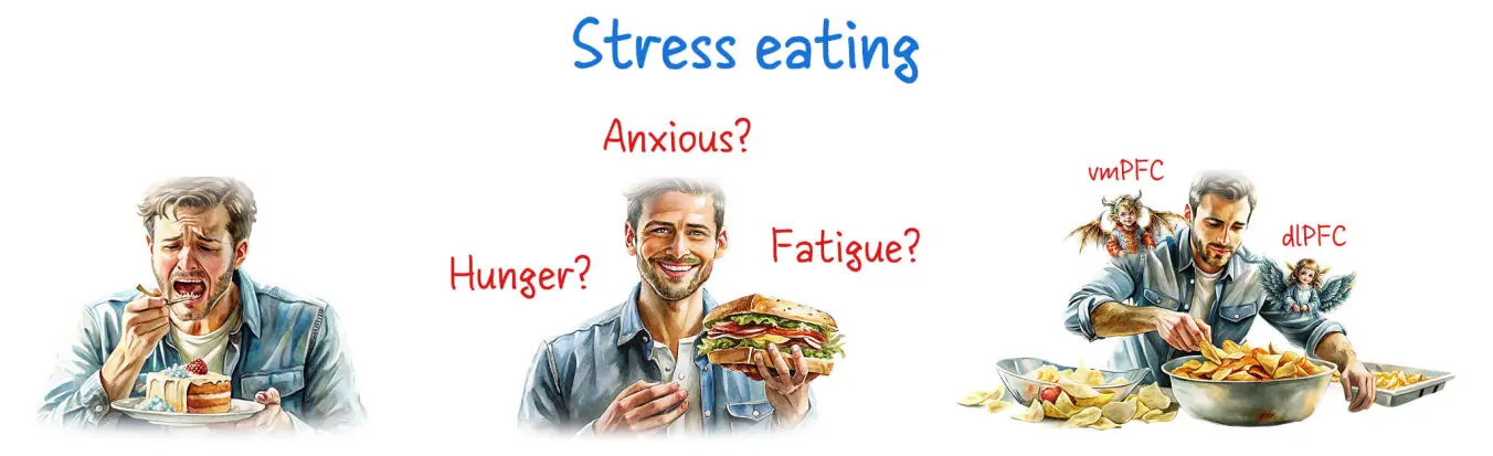 Three reasons why we stress eat