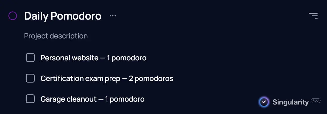 Tackling an elephant with daily Pomodoro sessions