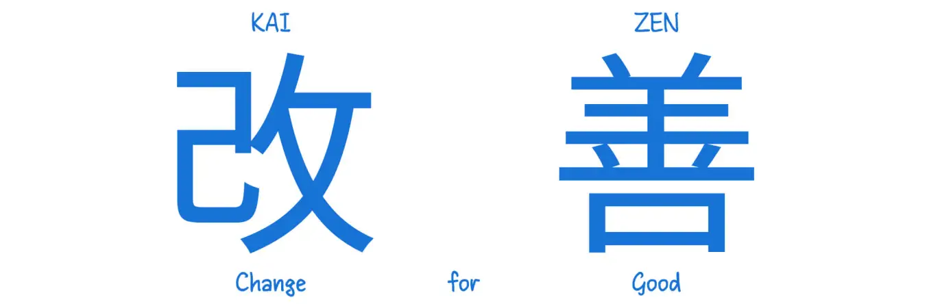 Kaizen — a Japanese philosophy of small steps and continuous improvement