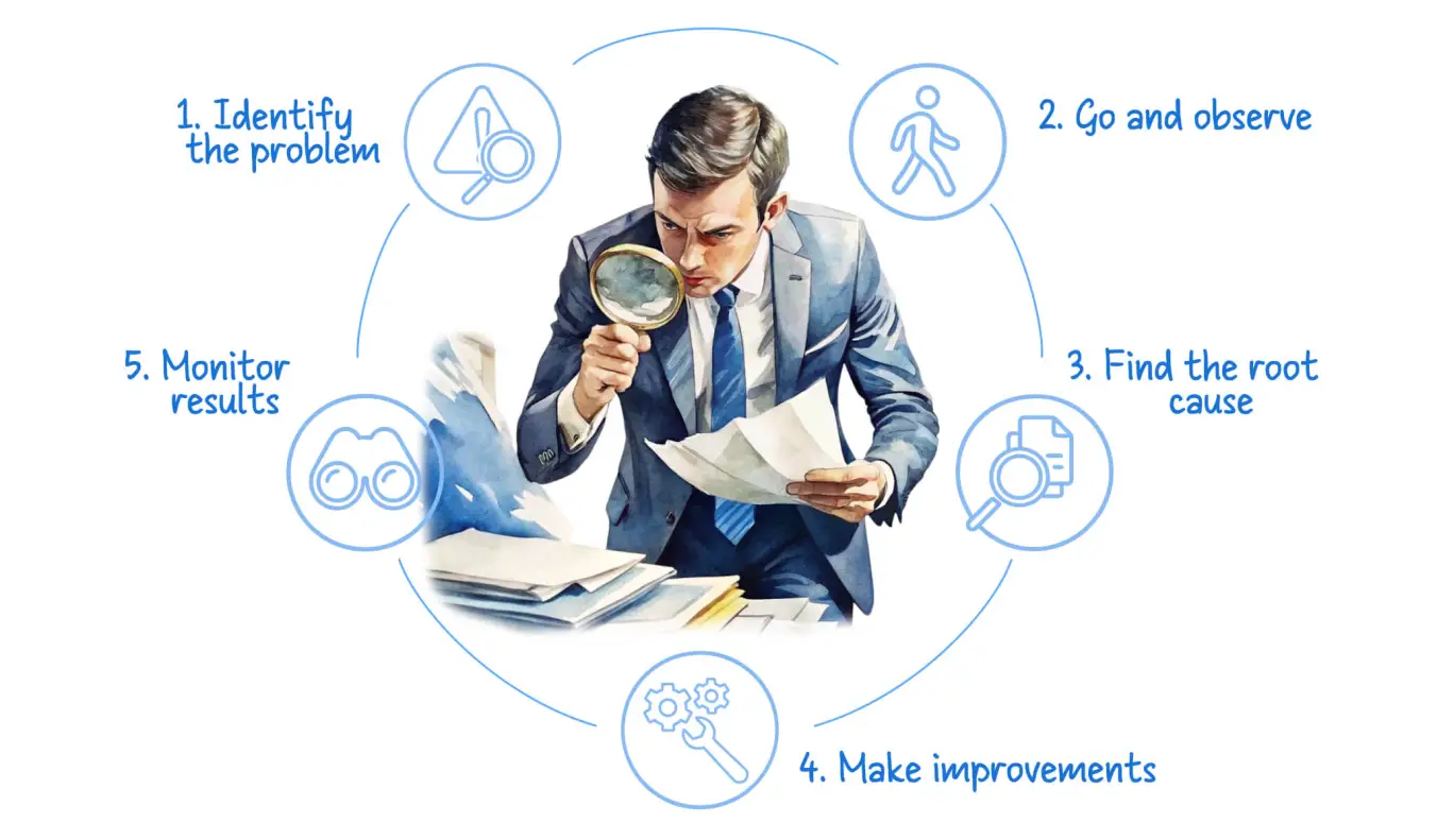 Gemba Walk — one of the core kaizen tools